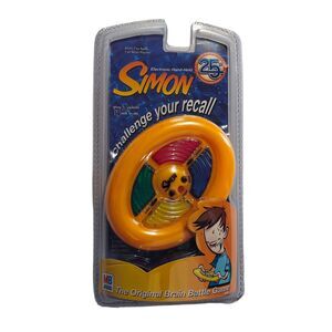 Simon New Vtg Handheld Electronic Game 2002 Sealed Pocket Memory Travel Light